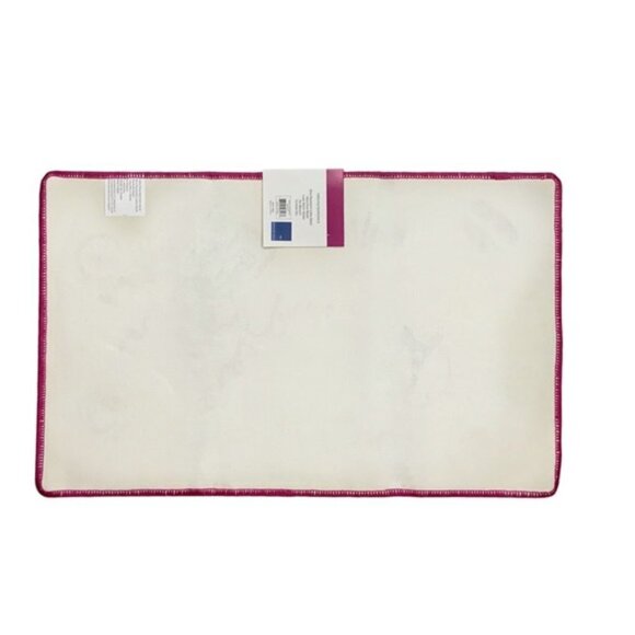 Paris Kiss Bathroom Rug Eiffel Tower Paris Rectangle 20 X 32 in White Multicolor - Picture 3 of 16